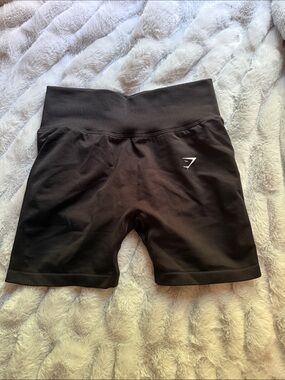 Gymshark Black Seamless High-Rise Bike Shorts